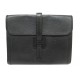 SAC A MAIN HERMES POCHETTE JIGE GM CUIR TOGO NOIR LEATHER POUCH HAND BAG 3300€