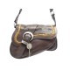 SAC A MAIN CHRISTIAN DIOR GAUCHO BESACE CUIR MARRON LEATHER HAND BAG PURSE 3000€