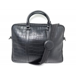 SACOCHE LONGCHAMP PORTE DOCUMENTS BLOCK XS CUIR FACON CROCO BANDOULIERE SAC 770€