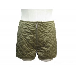 NEUF SHORT CHRISTIAN DIOR 917P85A6634 ND MATELASSE 36 S EN SOIE VERTE NEW 880€