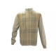 GILET BURBERRY MOTIF TARTAN CHECK XL 56 VESTE EN LAINE BEIGE VEST 950€