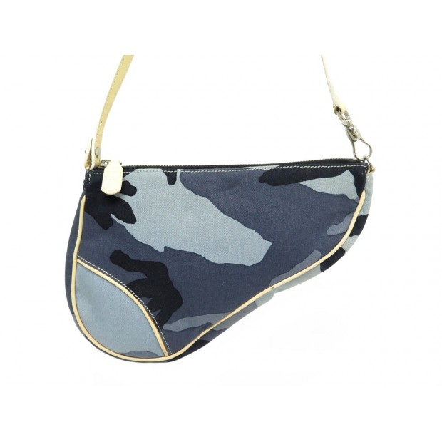 SAC A MAIN CHRISTIAN DIOR POCHETTE MINI SADDLE TOILE CAMOUFLAGE HAND BAG 2100€