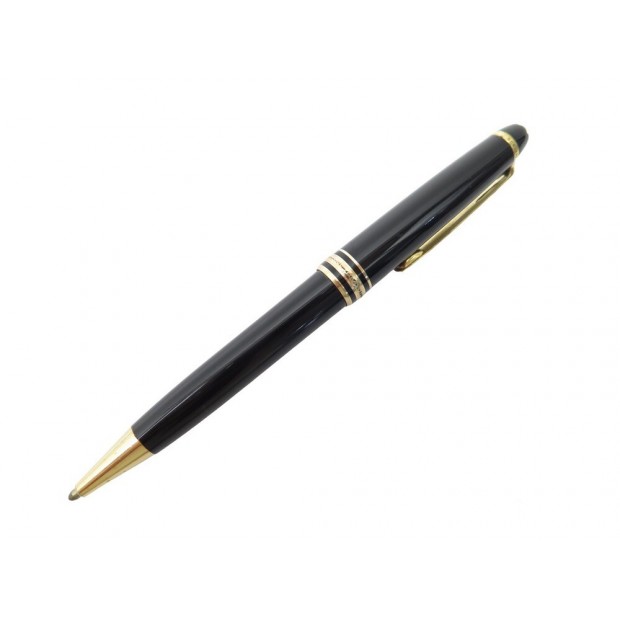 STYLO BILLE MONTBLANC MEISTERSTUCK CLASSIQUE DORE MB10883 RESINE NOIRE PEN 425€