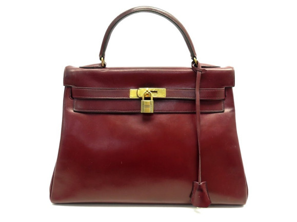 sac a main hermes kelly 32 sellier en cuir box