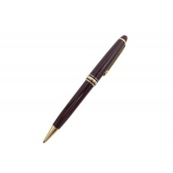 STYLO BILLE MONTBLANC MEISTERSTUCK CLASSIQUE DORE RESINE BORDEAUX PEN 615€