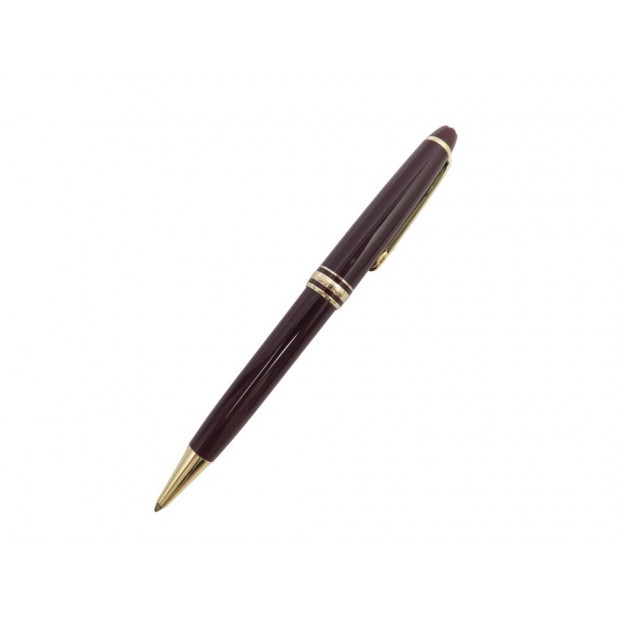 STYLO BILLE MONTBLANC MEISTERSTUCK CLASSIQUE DORE RESINE BORDEAUX PEN 615€