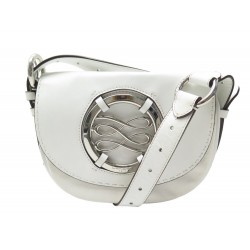 SAC A MAIN LANCEL TOZ BESACE A04682 BANDOULIERE CUIR BLANC PURSE HAND BAG 490€