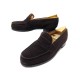 CHAUSSURES JM WESTON 180 MOCASSINS 6.5D 40.5 EN DAIM MARRON LOAFERS SHOES 850€