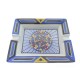 NEUF CENDRIER HERMES VIDE POCHE ROSE DES VENTS EN PORCELAINE BLEU ASHTRAY 600€