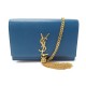 NEUF SAC POCHETTE SAINT LAURENT 695111 KATE WALLET CHAIN BANDOULIERE WOC 1250€