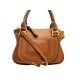 NEUF SAC A MAIN CHLOE MARCIE PM BANDOULIERE EN CUIR CAMEL PURSE HAND BAG 1750€