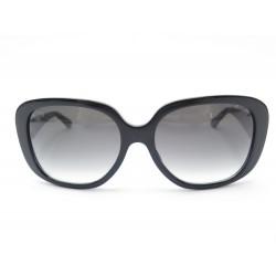 LUNETTES DE SOLEIL CARTIER 140 EN PLASTIQUE NOIR + ETUI BLACK SUNGLASSES 650€