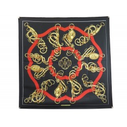 VINTAGE FOULARD HERMES PROFILE 1ERE EDITION 1974 GUILLEMOT CARRE 90 SCARF 460€