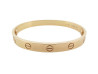 bracelet cartier love crb6035516 en or jaune 18k 16 cm