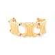 BRACELET CELINE TRIOMPHE T 20 EN METAL DORE GOLDEN STEEL LINK STRAP 500€