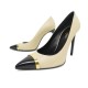 NEUF CHAUSSURES YVES SAINT LAURENT 320193 BEIGE 40 ESCARPINS NEW PUMPS 700€