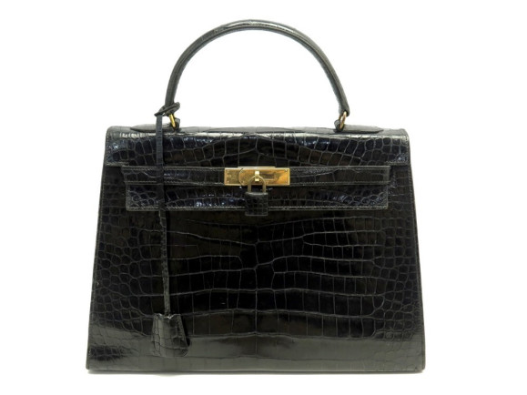 sac a main hermes kelly 32 sellier en cuir de