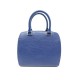 NEUF SAC A MAIN LOUIS VUITTON PONT NEUF PM CUIR BLEU EPI PURSE HAND BAG 1400€