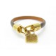 NEUF BRACELET LOUIS VUITTON M6220F CHARM ALMA NANO MONOGRAM 16 CM EN TOILE 295€