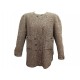 NEUF VESTE CHANEL BOUTONS LOGO CC EN LAINE MARRON 40 M BROWN WOOL JACKET 5600€