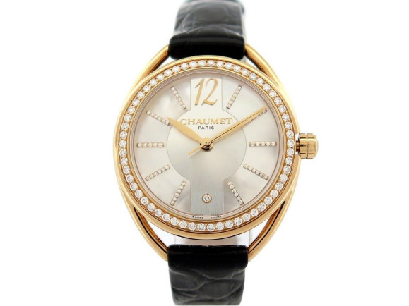 montre chaumet liens lumiere w23012 or 18k nacre
