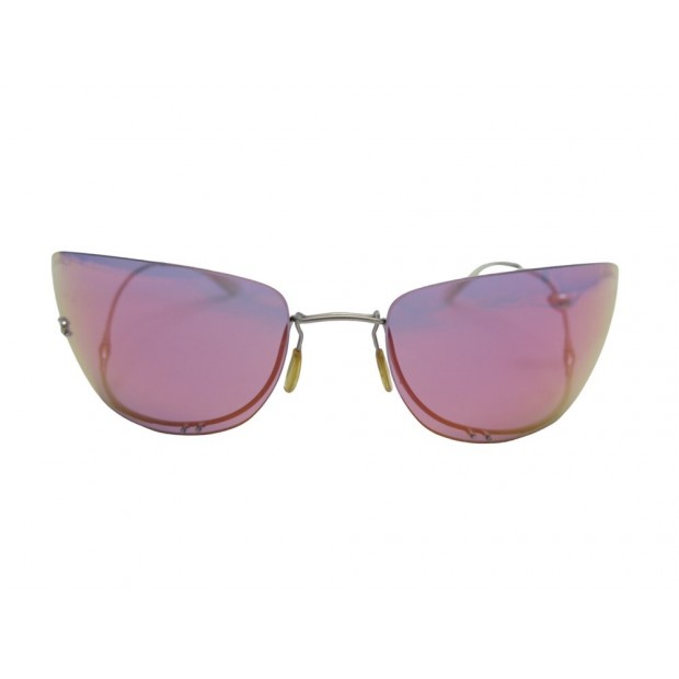 LUNETTES DE SOLEIL CHANEL 4053 PERLE D'EAU DOUCE METAL ARGENTE SUNGLASSES 470€