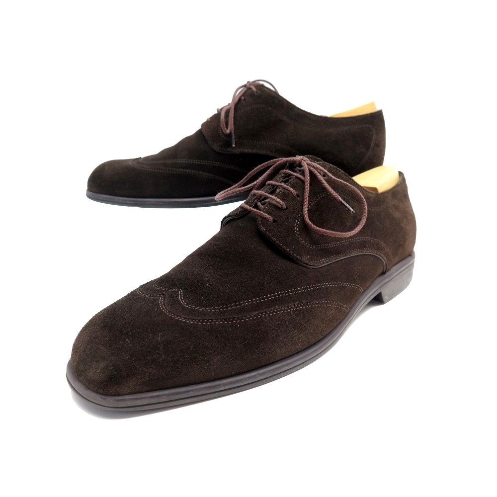 chaussures jm weston 613 9.5e 43.5 richelieu daim