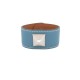 NEUF BRACELET HERMES MEDOR COLLIER DE CHIEN 18 M CUIR BLEU EPSOM BANGLE 650€