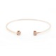 BRACELET DINH VAN 308215 LE CUBE DIAMANT PM 16 CM EN OR ROSE 18K 0.14CT 2200€