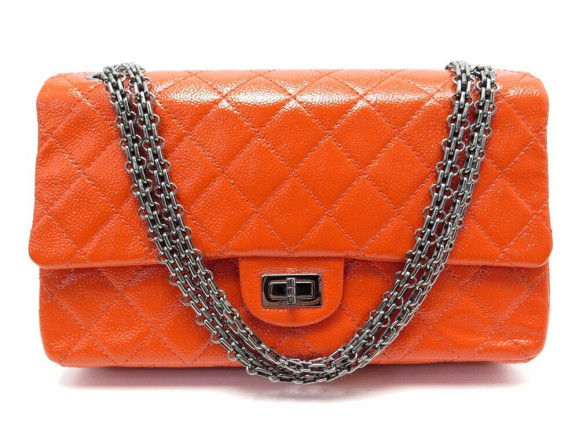 sac a main chanel 2.55 grand gm cuir caviar matelasse