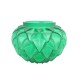 VASE LALIQUE FRANCE LANGUEDOC 10091200 CRISTAL VERT GREEN CRYSTAL VESSEL 6100€