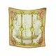 VINTAGE FOULARD HERMES TRIBORD JULIE ABADIE CARRE 90 SOIE ORANGE SILK SCARF 495€