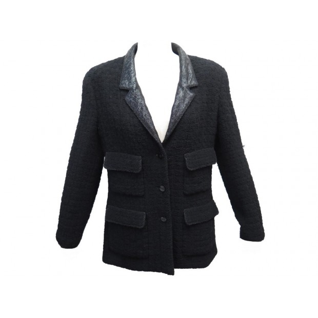 VINTAGE VESTE CHANEL CARDIGAN TWEED LAINE 42 L P114991W02432 JACKET COAT 8000€