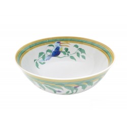 NEUF SALADIER HERMES TOUCANS PM EN PORCELAINE BLANCHE NEW WHITE SALAD BOWL 725€