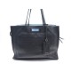 SAC A MAIN PRADA ETIQUETTE 1BG118 EN CUIR NOIR BLACK LEATHER SHOPPING BAG 2025€