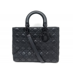 SAC A MAIN CHRISTIAN DIOR LADY LARGE EN CUIR CANNAGE ULTRAMATE HAND BAG 5700€