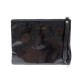 NEUF POCHETTE ISABEL MARANT EN CUIR VERNI NOIR NEW BLACK LEATHER POUCH 190€