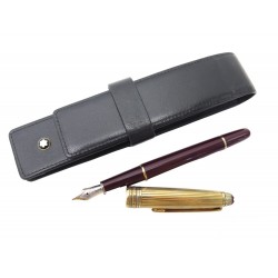 STYLO PLUME MONTBLANC MEISTERSTUCK SOLITAIRE DOUE BORDEAUX VERMEIL PEN 1010€