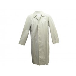 VINTAGE MANTEAU BURBERRYS IMPERMEABLE TRENCH LONG M 48 EN COTON BEIGE COAT 1550€