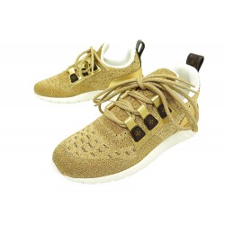 NEUF CHAUSSURES LOUIS VUITTON AFTERGAME BASKETS 36 DORE SNEAKERS SHOES 1205€