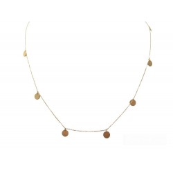 NEUF COLLIER VANRYCKE MARRAKECH GM2R0-01 48 A 50 CM EN OR ROSE 18K NECKLACE 720€