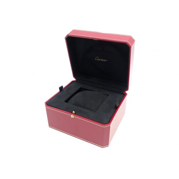 BOITE CARTIER POUR MONTRE AVEC COMPARTIMENT BIJOUX CRCO000428 ROUGE WATCH BOX