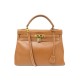 SAC A MAIN HERMES KELLY 32 RETOURNE 1996 EN CUIR COURCHEVEL 2 BANDOULIERES PURSE