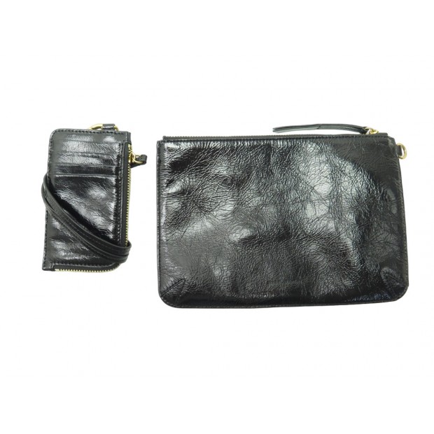 NEUF LOT POCHETTE NYSKO ET PORTE CARTES NYSBEN ISABEL MARANT POUCH HOLDER 360€