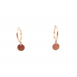 BOUCLES D'OREILLES VANRYCKE CREOLE MARRAKECH EN OR ROSE 18K GOLD EARRINGS720€