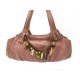 SAC A MAIN CHLOE BRELOQUES EN CUIR ROSE PINK LEATHER CHARMS HAND BAG PURSE 1500€