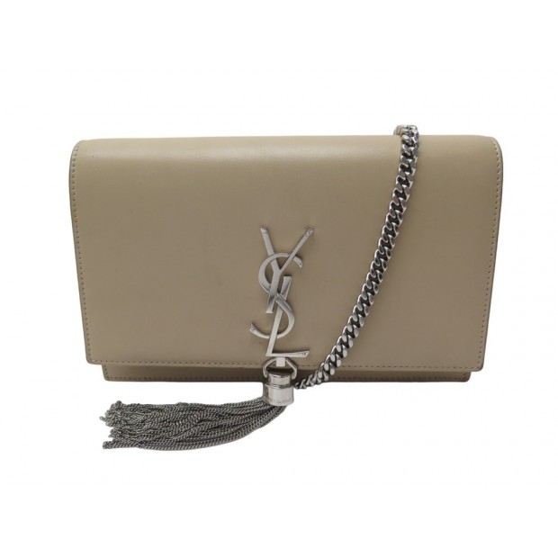 SAC POCHETTE SAINT LAURENT 452159 KATE WALLET ON CHAIN BANDOULIERE WOC BAG 1250€