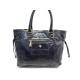 SAC A MAIN PRADA CABAS EN CUIR BLEU NUIT NAVY BLUE LEATHER PURSE HAND BAG 3000€