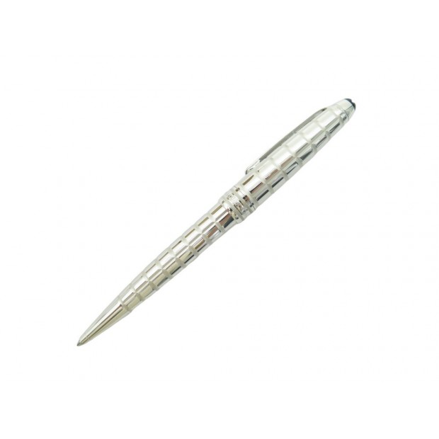 STYLO BILLE MONTBLANC SOLITAIRE FACETTES PLATINE 38248 FACETS BALLPOINT PEN 645€