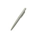 STYLO BILLE CARTIER DIABOLO EN ACIER PALLADIE BROSSE ARGENTE BALLPOINT PEN 690€